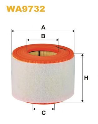 WIX FILTERS wa9732 -  Воздушный фильтр